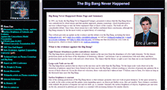 Desktop Screenshot of bigbangneverhappened.org